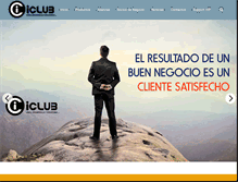 Tablet Screenshot of iclubpanama.com